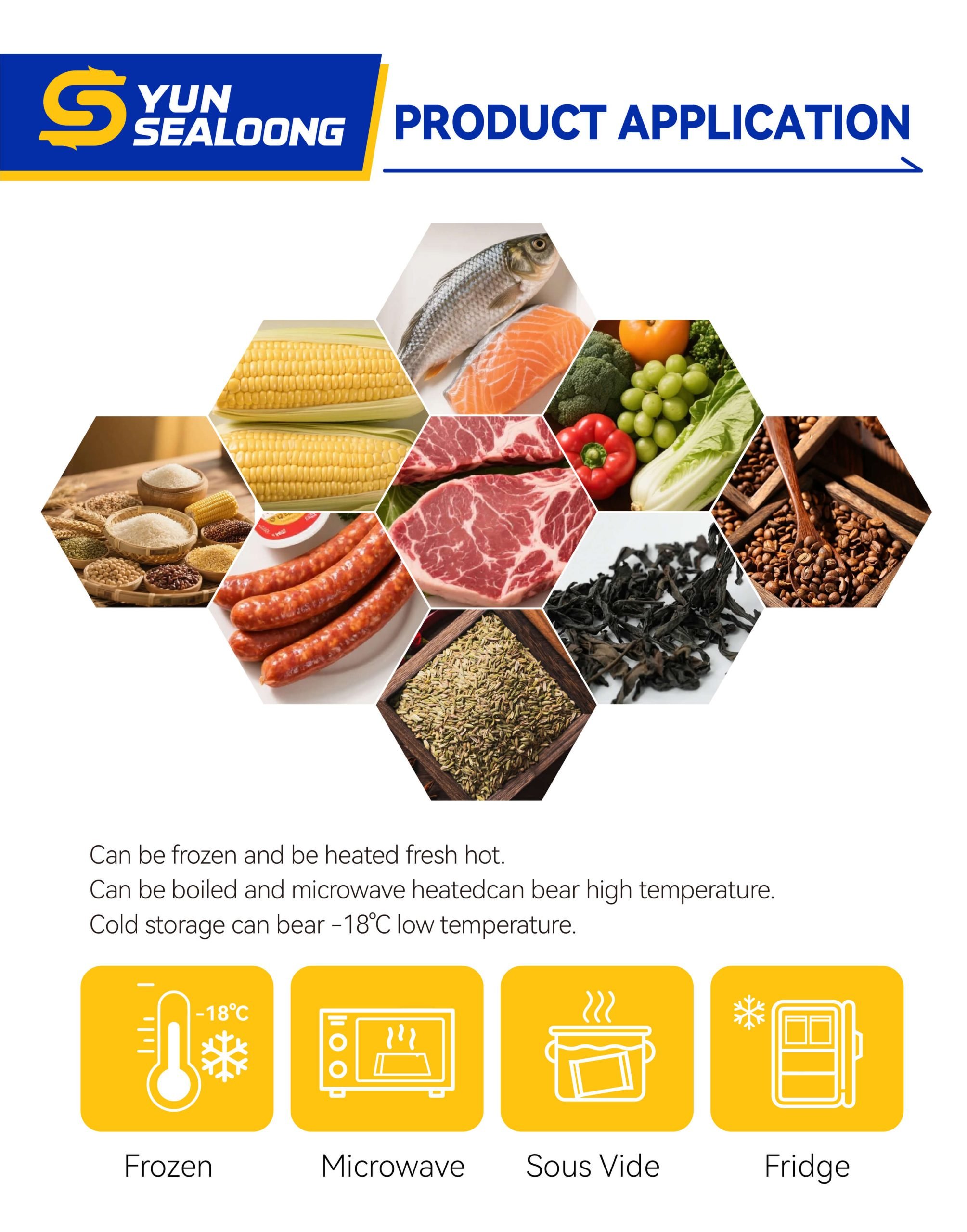 custom vacuum packaging bags