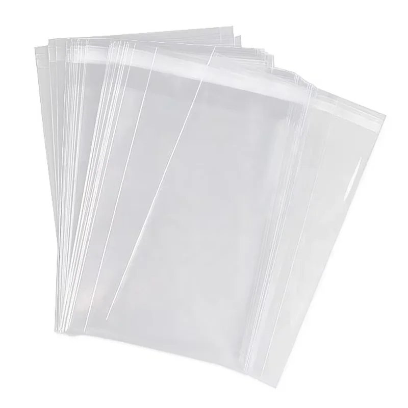 Customized Self Adhesive BOPP Plastic Bags Food Grade Resealable Transparent Packaging - main image 7