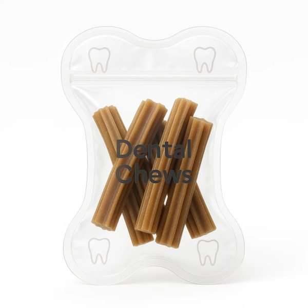 Shaped Pouch with Zipper for Pet Dental Chews - main image 8