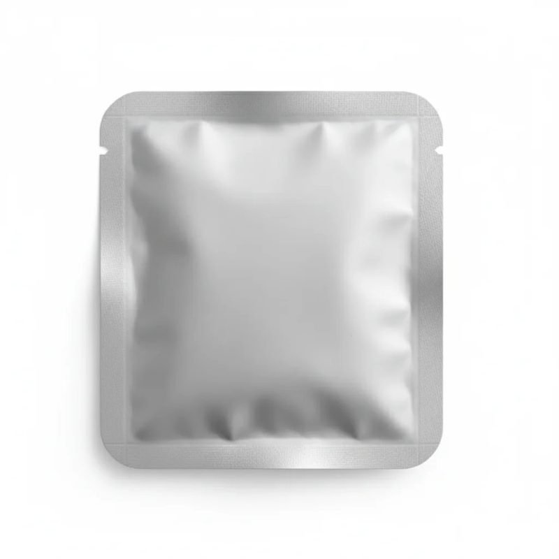 Food Grade Three-Side Seal Aluminum Foil Pouch for Collagen Powder and Vitamin Supplement Packaging - main image 7
