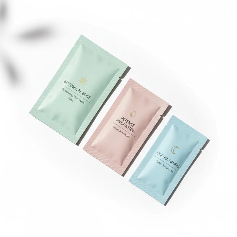 Custom Printed Eco-Friendly Aluminum Foil Sachet Single-Use Heat Seal Packaging for Cosmetic Cream Serum Skincare Samples - main image 7