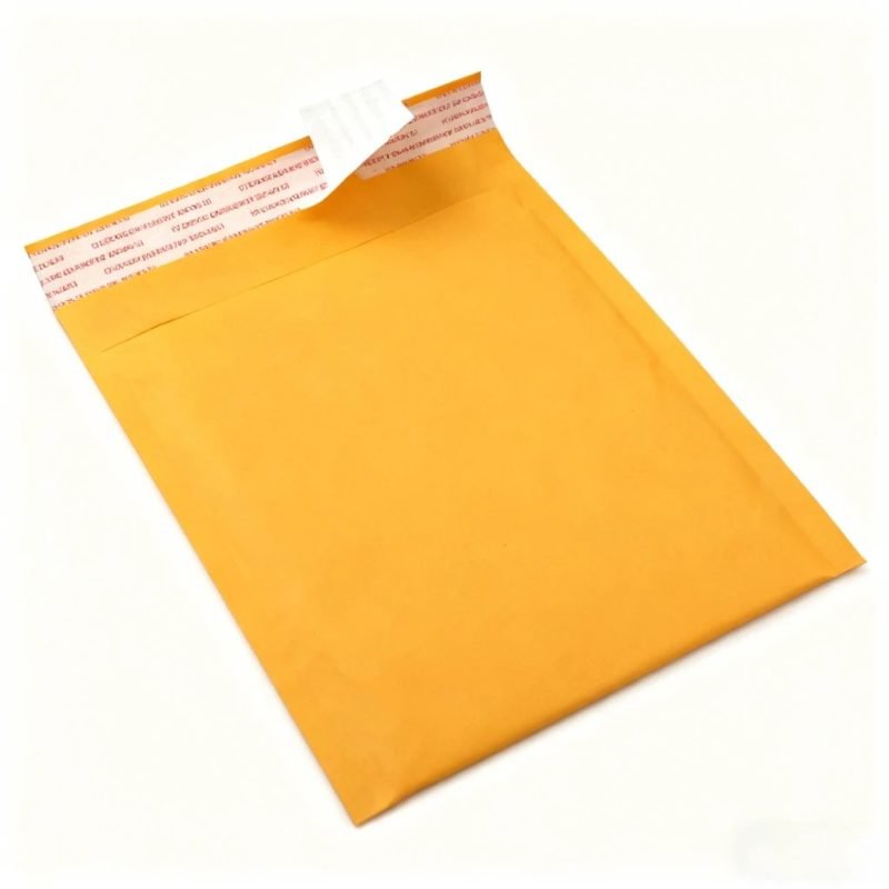 Custom Logo Eco-Friendly Kraft Paper Bubble Mailer for Padded, Recyclable, and Protective Shipping Envelopes - main image 4
