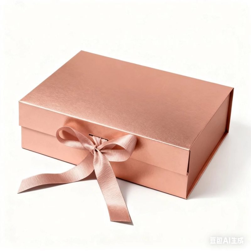 Custom Luxury Magnetic Cardboard Packaging Gift Box Collapsible Folding Paper Magnet Boxes with Ribbon Bow in Front Rigid Boxes - main image 10