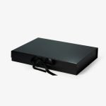 Luxury Folding Paper Cardboard Gift Box with Foldable Magnetic Ribbon Bow Closure Customizable Logo for Weddings Candies Candles - main image 5