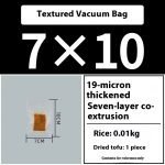 Reusable Transparent PE Vacuum Bag for Food Packaging Custom Logo Gravure Printing for Pizza Potato Chips Other Foods - main image 5