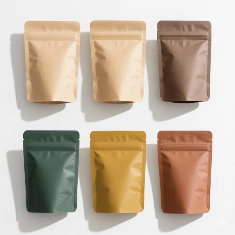 Eco-Friendly Resealable Kraft Paper Coffee Bag with Custom Logo for Ground Coffee and Tea Leaves - main image 3