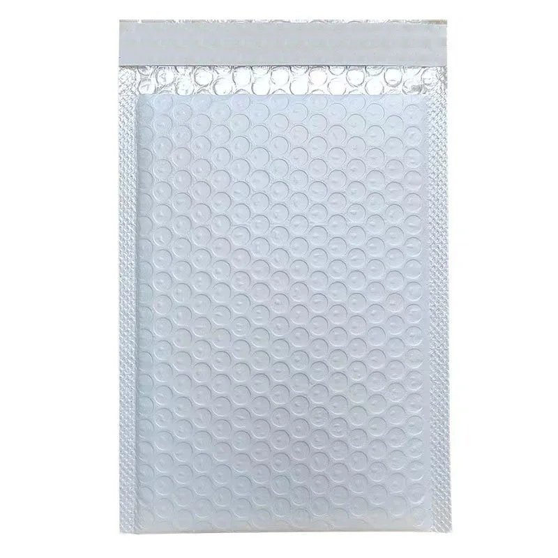 White Self-Adhesive Poly Bubble Mailers Express Mailing Bags Durable Biodegradable Shock-Resistant Padded Packaging Print - main image 2