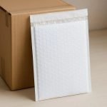 White Self-Adhesive Poly Bubble Mailers Express Mailing Bags Durable Biodegradable Shock-Resistant Padded Packaging Print - main image 3