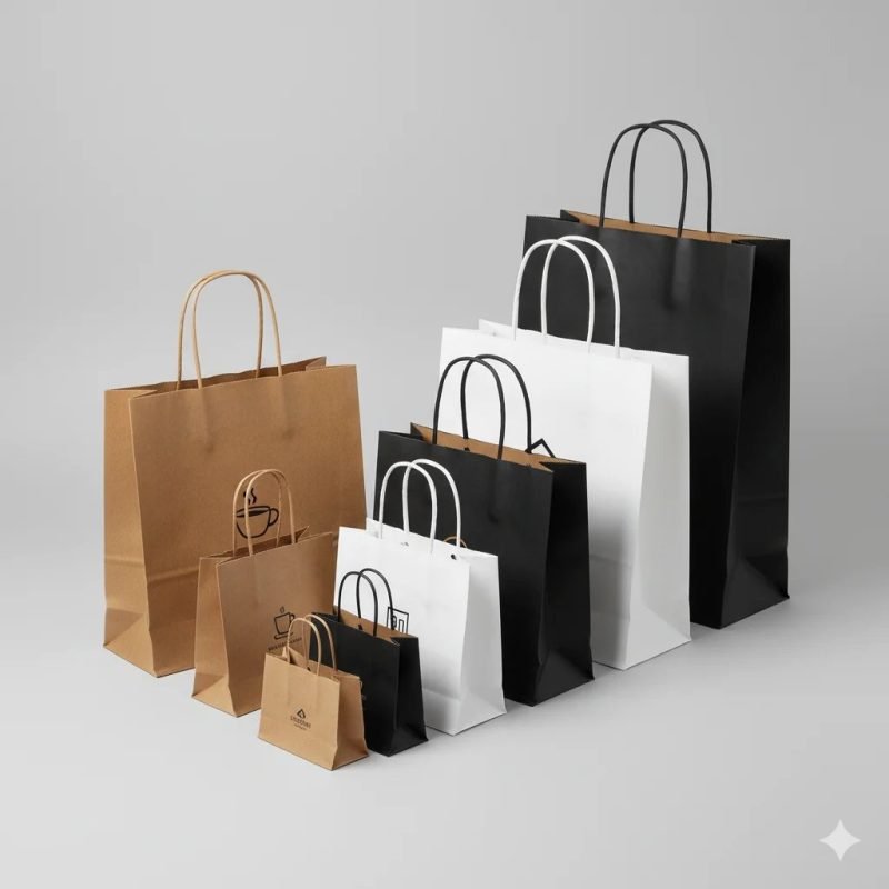 Kraft Brown Paperboard Bag Cotton Handle Durable Embossing Lamination for Supermarket Clothing Crafts Bakery Packaging - main image 6