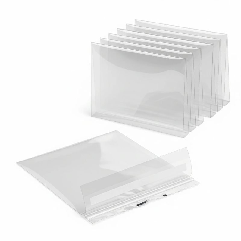 Customized Self Adhesive BOPP Plastic Bags Food Grade Resealable Transparent Packaging - main image 2