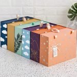 Luxury Rigid Cardboard Drawer Gift Box with Ribbon Pull Custom-Made Matte Finish Embossed for Clothing Shoe Packaging Candle Use - main image 6