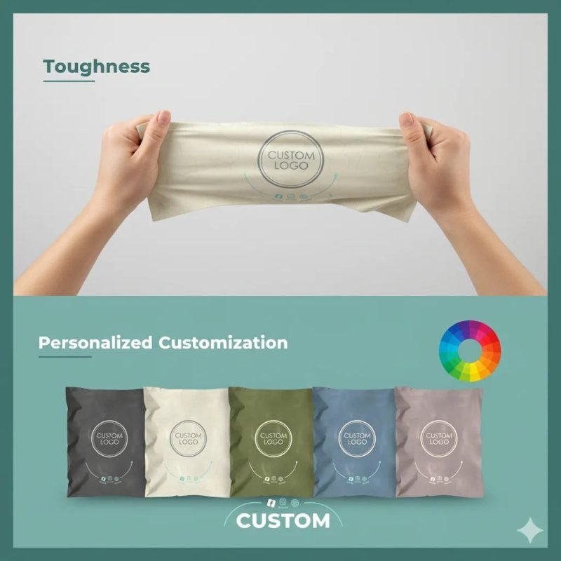 Tear-Proof and Waterproof Plastic Mailing Bag with Self-Adhesive Seal for Clothes Shipping - main image 5
