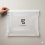 Custom Printed PVC Frosted Slider Pouch Reusable Gravure Printing for Clothing and Travel Packaging