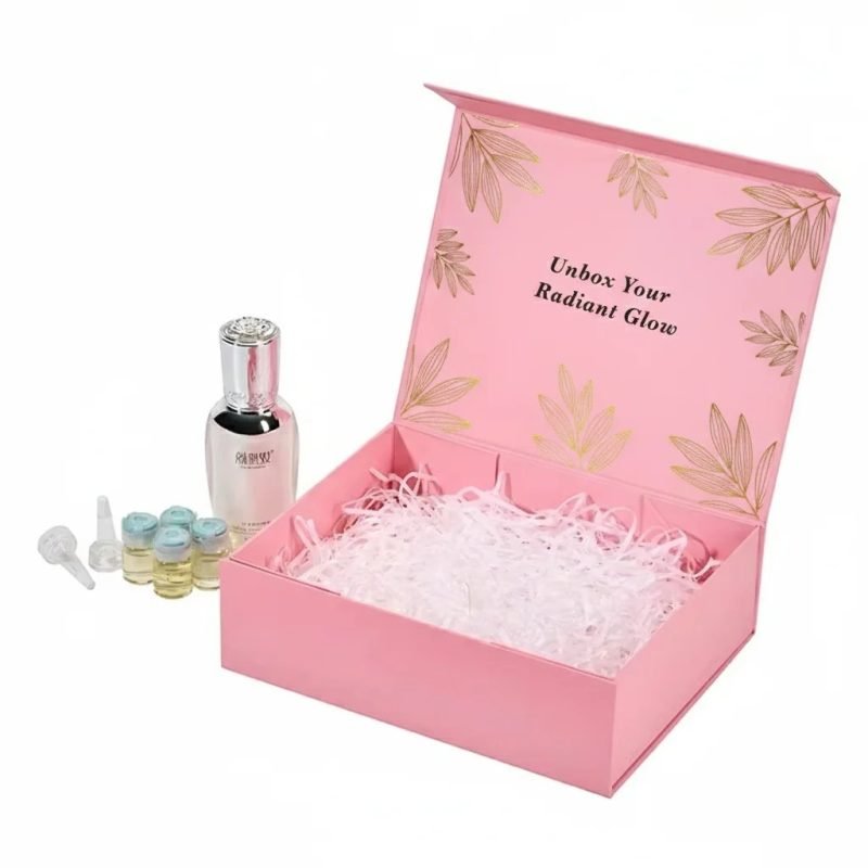 Eco Friendly Recycled Art Paper Gift Box for Beauty Product Skincare Packaging Carton - main image 3