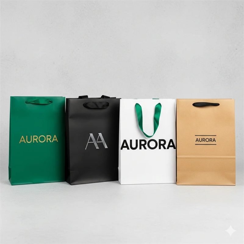 Custom Printed Art Paper Kraft Paper Gift Bag with Matte Lamination for Luxury Retail and Branding - main image 7