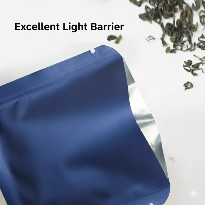 Food Grade Three-Side Seal Aluminum Foil Pouch for Collagen Powder and Vitamin Supplement Packaging - main image 2