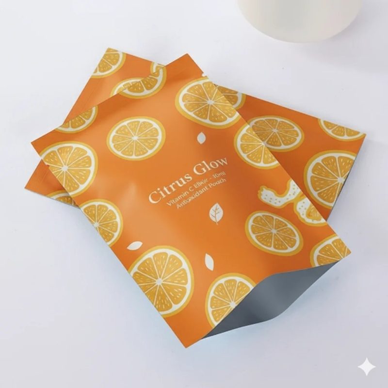 Custom Printed Aluminum Foil Sachet for Facial Mask Cosmetic Skincare Sample Packaging - main image 4