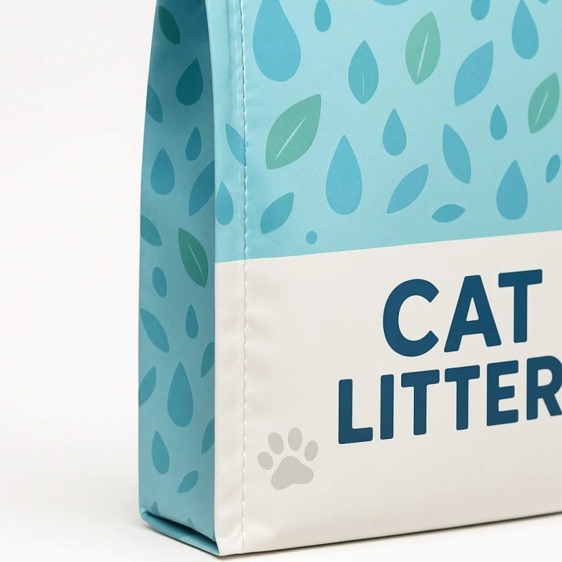 Side Gusset Bag with Handle for Bulk Cat Litter Packaging - main image 4