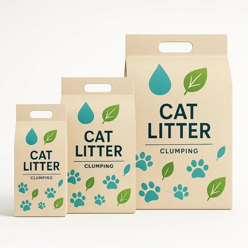 Side Gusset Bag with Handle for Bulk Cat Litter Packaging - main image 7