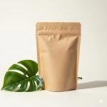 Biodegradable Kraft Paper Packaging Bags Compostable Zipper Stand Pouch for Food for Sushi Plastic Material Gravure Printing - main image 2