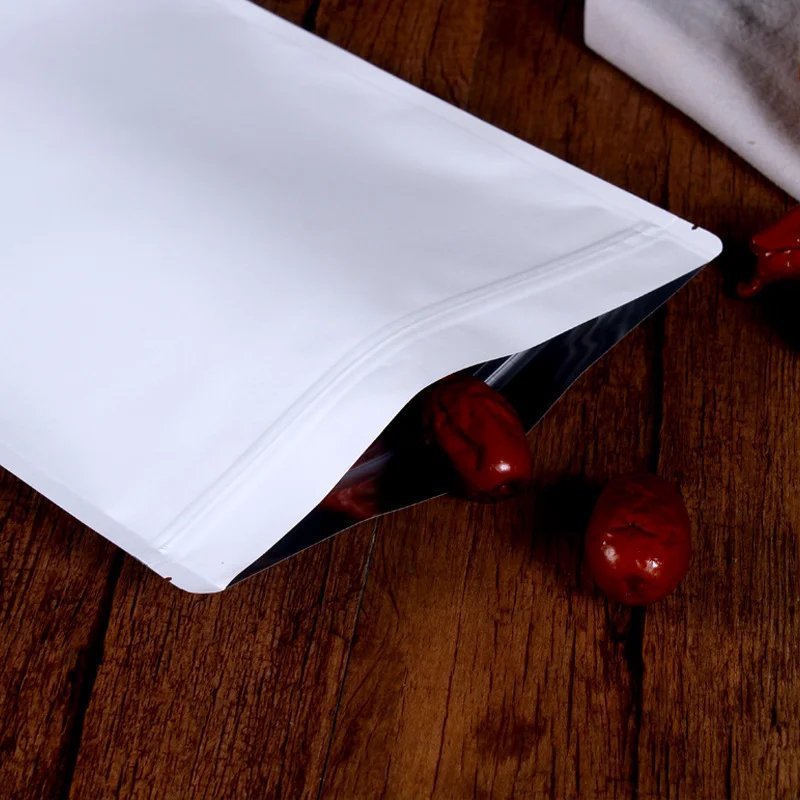 Food Grade Reusable Stand up Pouch Resealable Aluminum Foil Dry Snack Packaging Plastic Bags - main image 6