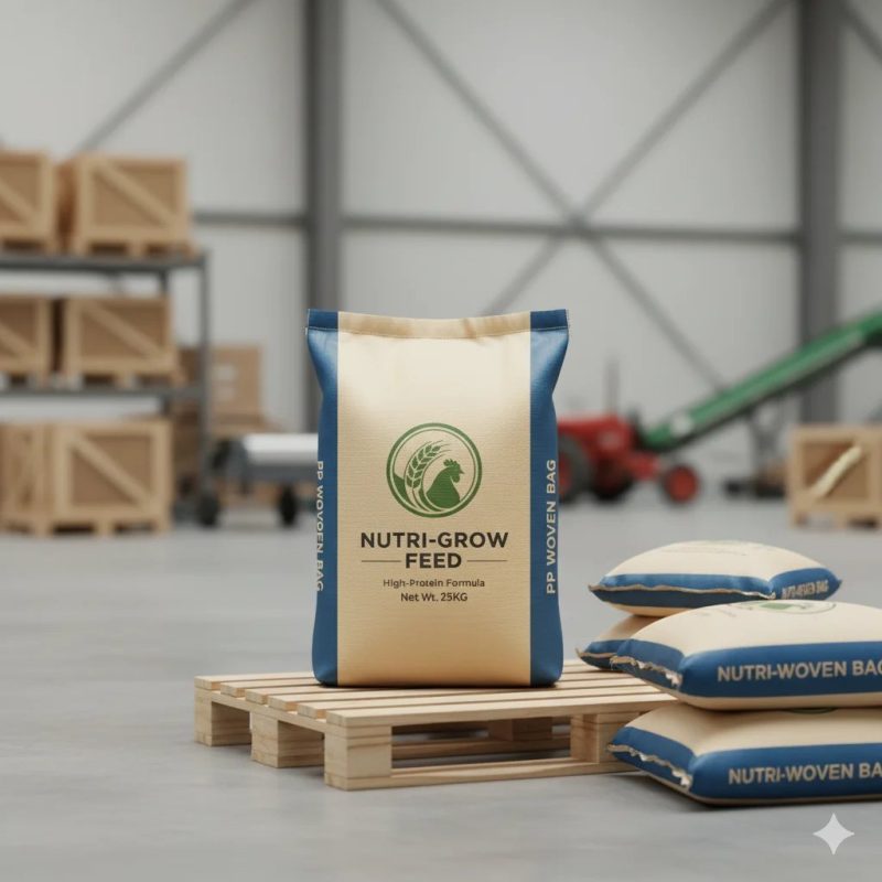 25kg 50kg Heavy-Duty PP Woven Bag for Fertilizer, Animal Feed, and Grain Packaging - main image 7