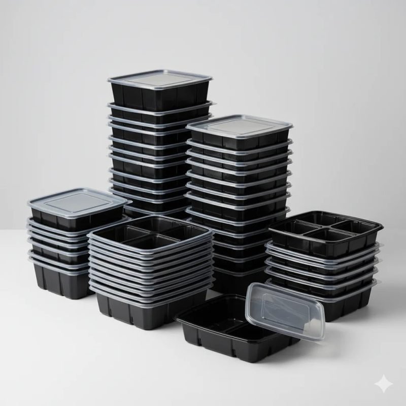 Convenient Disposable Plastic Lunch Box and Bowl for Takeaway Easy Disposal Plastic Packaging - main image 5