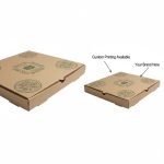 Custom Printed Disposable Kraft Paper Pizza Box for Pizzeria and Takeaway Food Packaging - main image 5