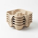 Wholesale Eco-Friendly Bagasse Fiber Takeout Cup Carrier Biodegradable and Disposable for Hot Cold Drinks for Parties Coffee - main image 9