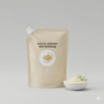 Custom Printed Food Grade Stand up Spout Pouch for Sauce, Ketchup, and Salad Dressing Packaging
