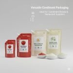 Custom Printed Food Grade Stand up Spout Pouch for Sauce, Ketchup, and Salad Dressing Packaging - main image 6