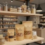 Eco-Friendly Kraft Paper Stand-Up Zipper Pouch Resealable Nut & Dried Fruit Packaging Bag Custom Logo Smell Proof Plastics - main image 5