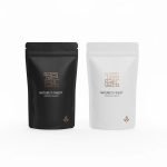 Custom Logo Hot Stamping Matte Black Stand up Pouch with Zipper for Gourmet Snack and Organic Food Packaging - main image 3