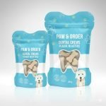 Custom Printed Die-Cut Shaped Pouch with Resealable Zipper for Dog Treat and Pet Food Packaging - main image 4