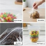 Recyclable Biodegradable Compostable PE Ziplock Bags for Food Packaging Clear Stand up Plastic Pouch with Zipper - main image 5
