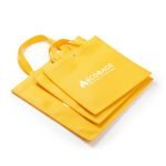 Custom Design Reusable Non-Woven Grocery Bag for Supermarket and Retail Shopping Screen Printed Logo Convenient Handle Sealing - main image 2