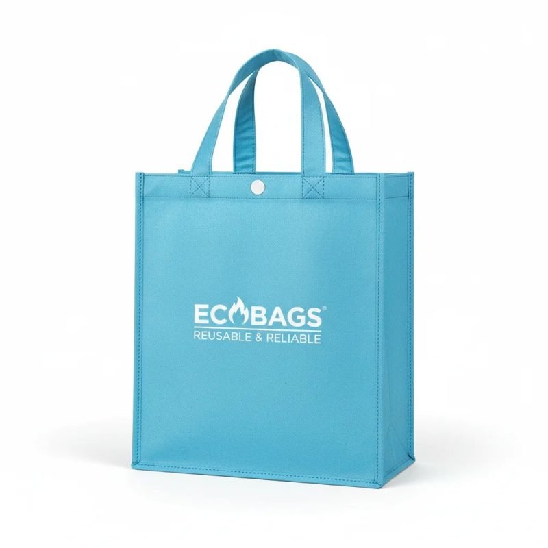 Custom Design Reusable Non-Woven Grocery Bag for Supermarket and Retail Shopping Screen Printed Logo Convenient Handle Sealing - main image 7