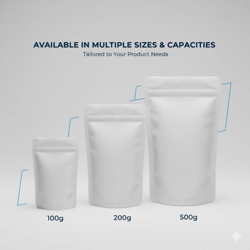 VMPET Zip Lock Stand-Up Pouch Bag Aluminum Plastic for Packaging Nuts Dried Fruit Pet Food for Shipping - main image 3
