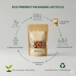 Custom Ziplock Stand up Pouch Eco-Friendly Kraft Paper with PLA Lamination for Biodegradable Food Packaging - main image 5
