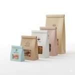 Custom Printed Eco-Friendly Kraft Paper Bakery Bag with Clear Window Greaseproof for Pastries Cookies Bread Cake Packaging - main image 4