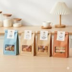 Custom Printed Eco-Friendly Kraft Paper Bakery Bag with Clear Window Greaseproof for Pastries Cookies Bread Cake Packaging - main image 5
