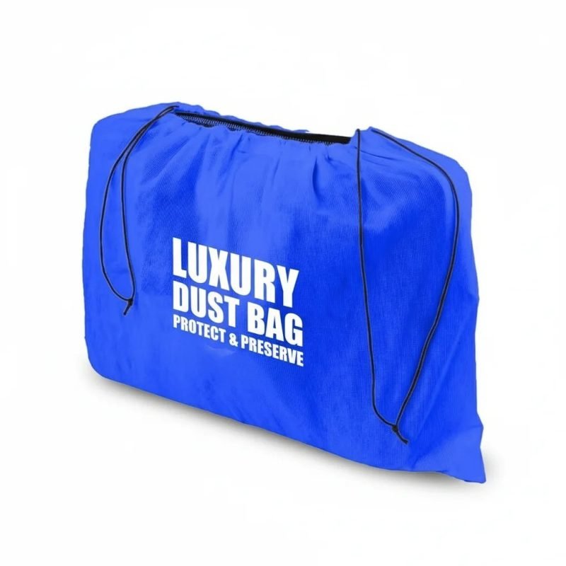 Custom Logo Screen-Printed Non-Woven Drawstring Dust Bag Reusable Luxury Shoe and Handbag Accessory Storage Packaging - main image 4