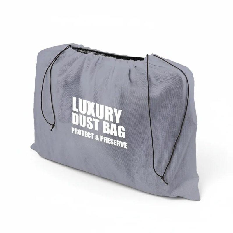 Custom Logo Screen-Printed Non-Woven Drawstring Dust Bag Reusable Luxury Shoe and Handbag Accessory Storage Packaging - main image 6