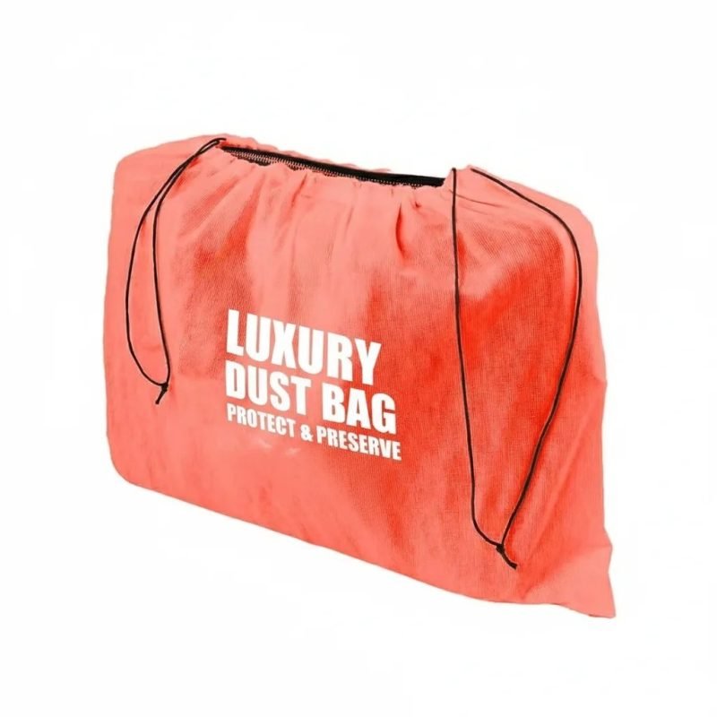 Custom Logo Screen-Printed Non-Woven Drawstring Dust Bag Reusable Luxury Shoe and Handbag Accessory Storage Packaging - main image 7