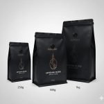 Custom Logo Matte Black Flat Bottom Coffee Bag with Pocket Zipper and One-Way Valve for Specialty Coffee Beans - main image 5