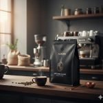 Custom Logo Matte Black Flat Bottom Coffee Bag with Pocket Zipper and One-Way Valve for Specialty Coffee Beans - main image 6