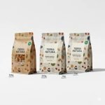 Custom Printed High-BARRIER Light-Proof Flat Bottom Pouch with Zipper for Premium Nuts and Trail Mix Packaging