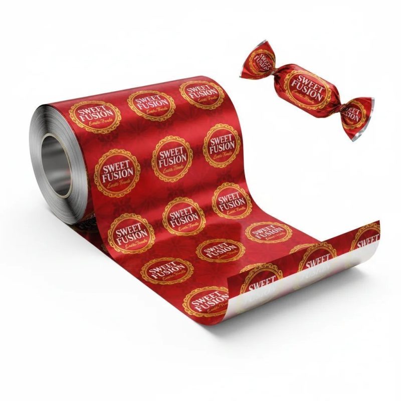 Custom Printed BOPP Twist Wrapping Film with Excellent Dead-Fold for Automatic Hard Candy and Taffy Packaging Machines - main image 5