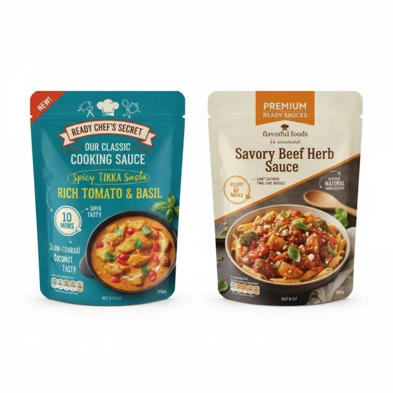Microwaveable Stand Retort Pouch Heat-Sealed Plastic Bags for Convenient Ready-to-Eat Meals Instant Soup for Chewing Gum Sushi - main image 2