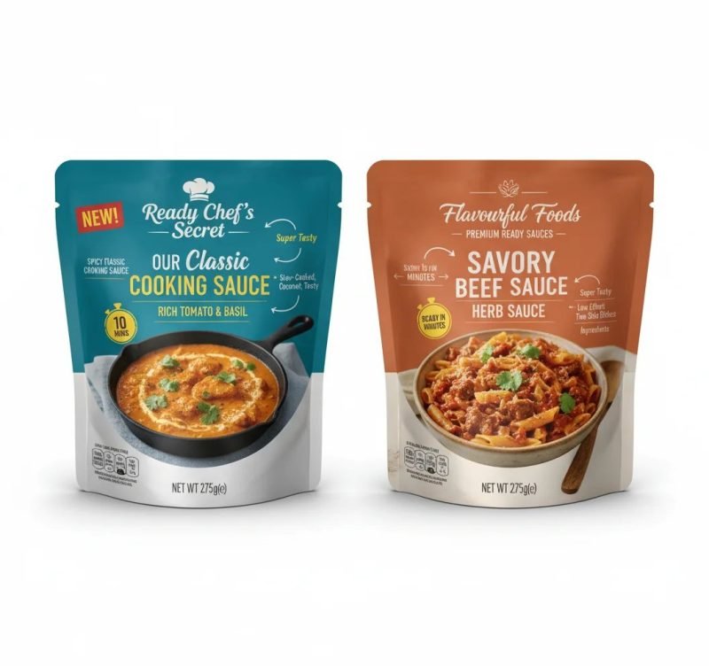 Microwaveable Stand Retort Pouch Heat-Sealed Plastic Bags for Convenient Ready-to-Eat Meals Instant Soup for Chewing Gum Sushi - main image 6